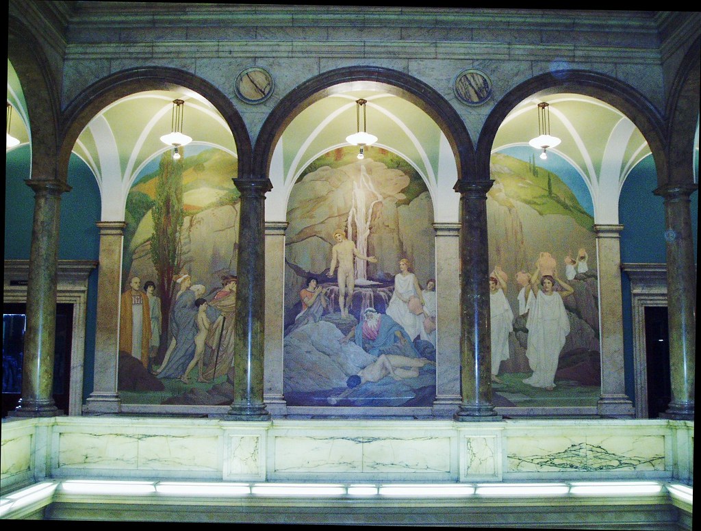 Newark Public Library (NJ) Main Library Triptych mural … Flickr