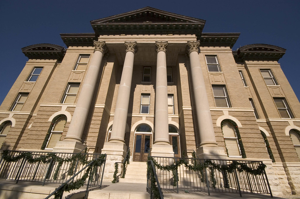 Hays County Courthouse Somewhat ominous view of Hays Count… Flickr