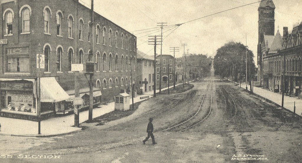 Albion MI SUPER Downtown Panoramic View Card Photographer … Flickr