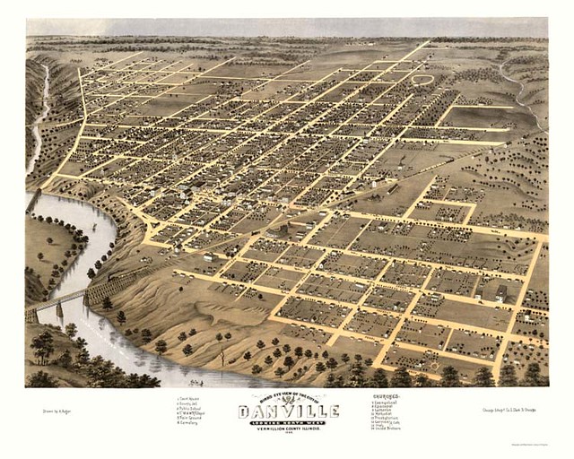Danville Illinois 1869 Our residence is on the low populat… Flickr