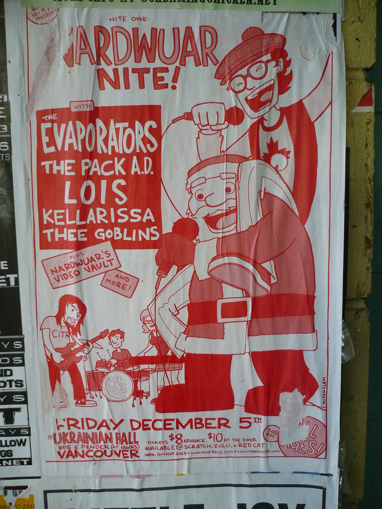 Evaporators Nardwar the Human Serviette and his band at th… Flickr