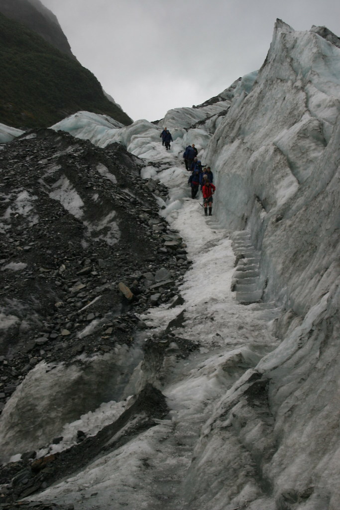 Ice Climbing, Franz Josef Glacier, New Zealand Coming down… Flickr