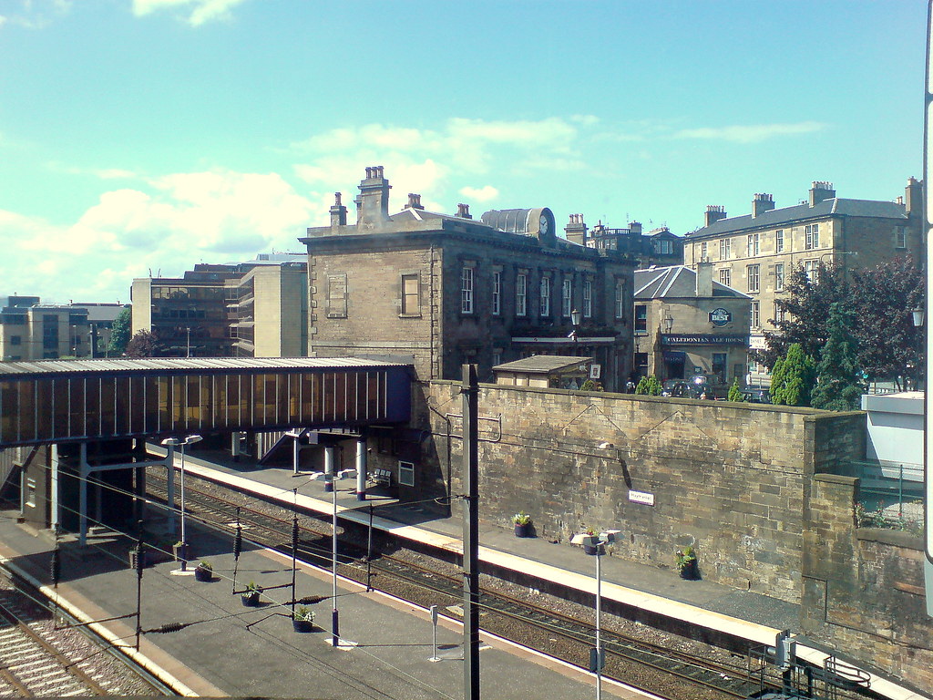 Haymarket Railway Station And the Caledonian Ale House, Ha… Flickr
