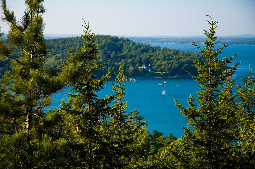 Frenchman Bay The view atop Paradise Hill in Acadia Nation… Flickr