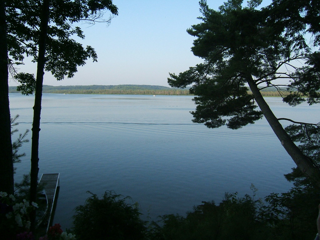View from the deck at the cottage Little Platte Lake, Hono… Flickr