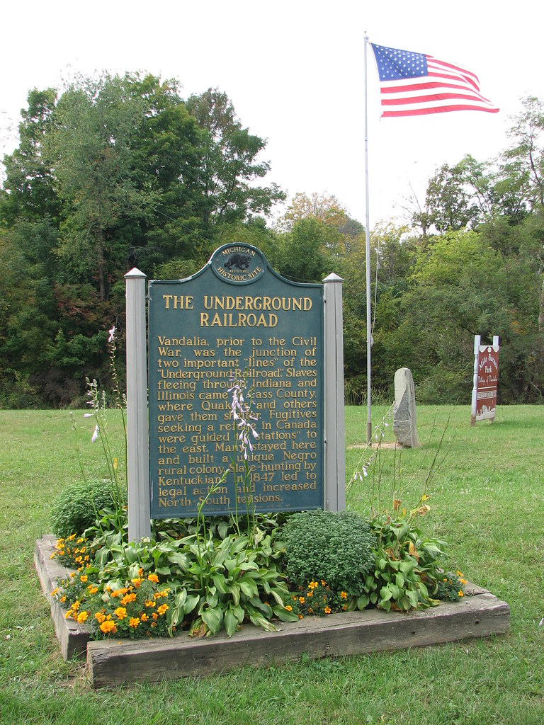 Vandalia, Michigan Underground Railroad Historical Marke… Flickr