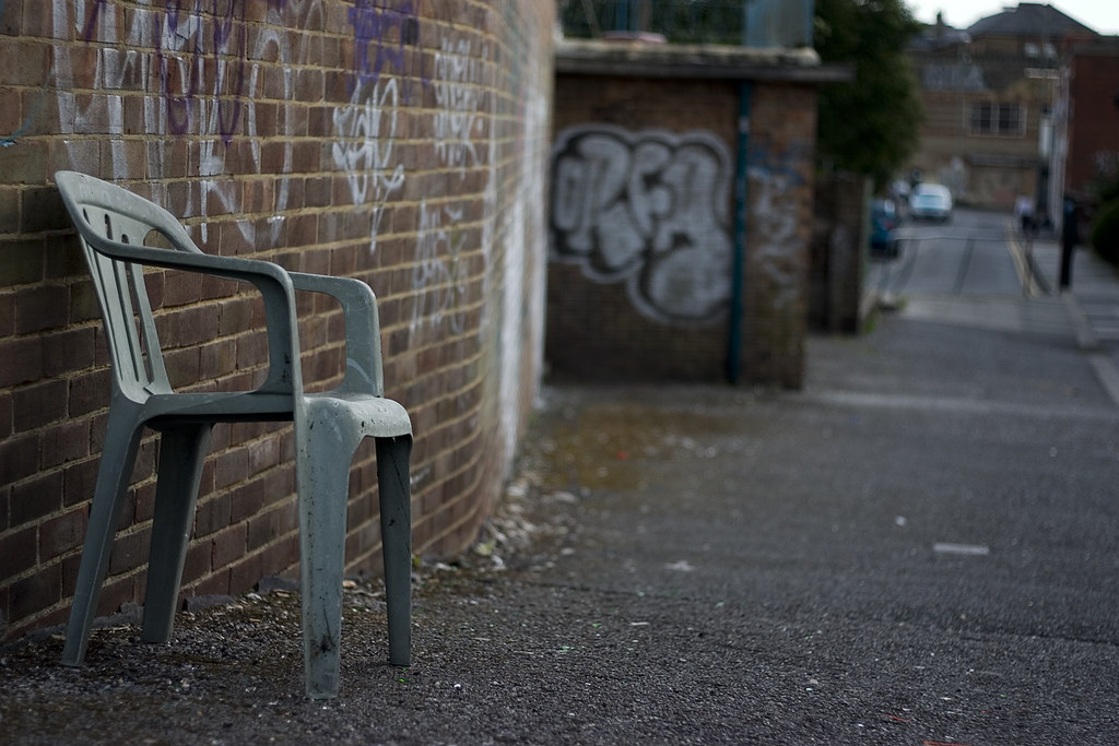 Street Furniture HOMELESS CHAIR One of my 'Street Furnitur… Flickr