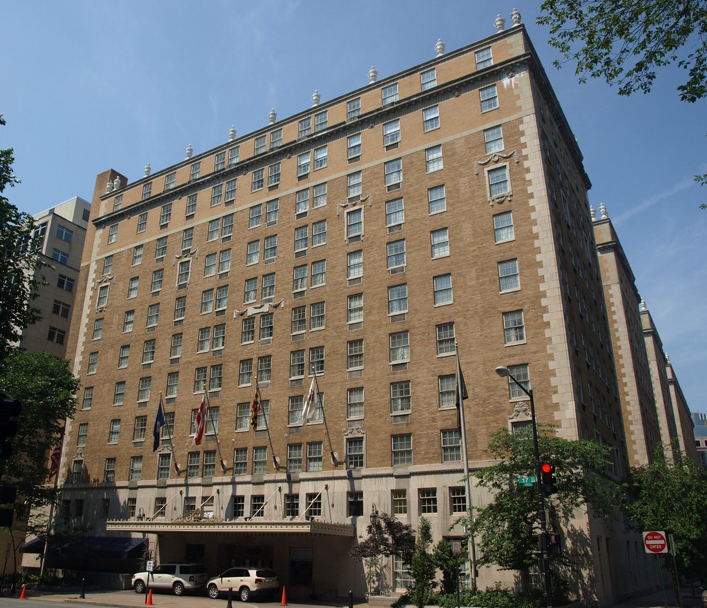 Mayflower Hotel Side view of the hotel opened in 1925. Pre… Flickr