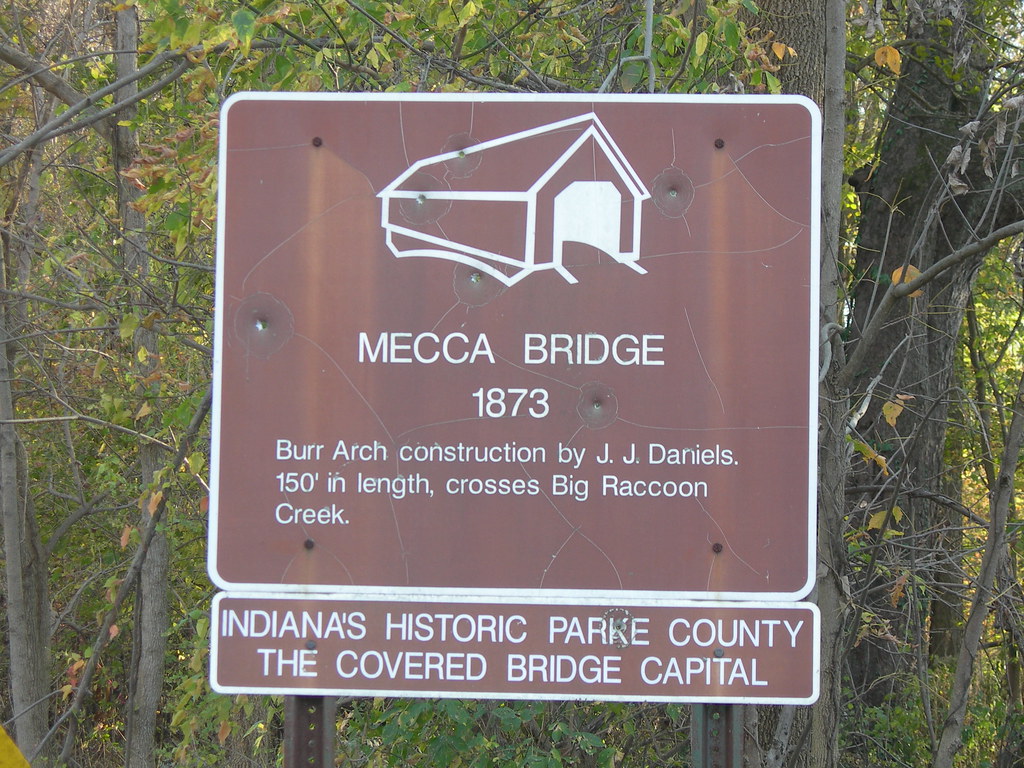Mecca Covered Bridge Sign Mecca, Indiana Jimmy Emerson, DVM Flickr