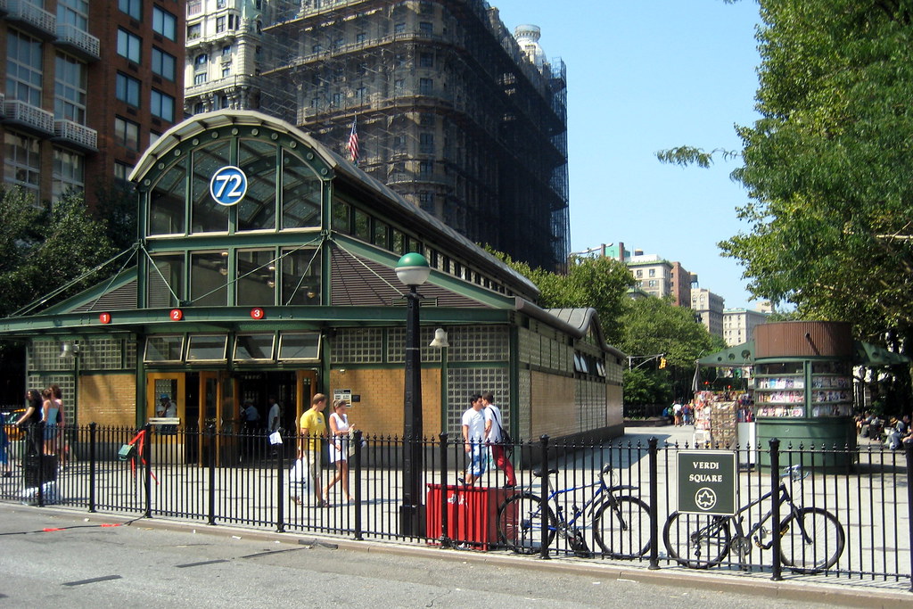 NYC UWS 72nd Street Subway Station and Verdi Square Flickr