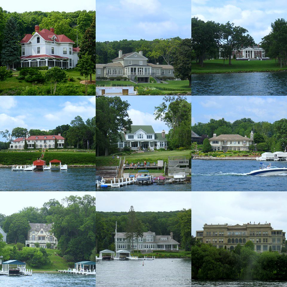 Mansions of Lake Geneva, Wisconsin Our tour guide told us … Flickr