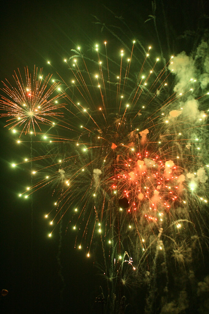 Independence Day Fireworks in Bloomington Geoffrey McKim Flickr