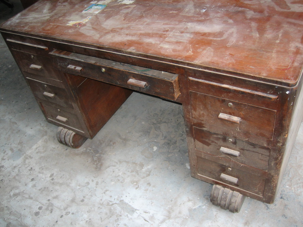 Art Deco Office Desk A 1930's Art Decostyle office desk. … Flickr