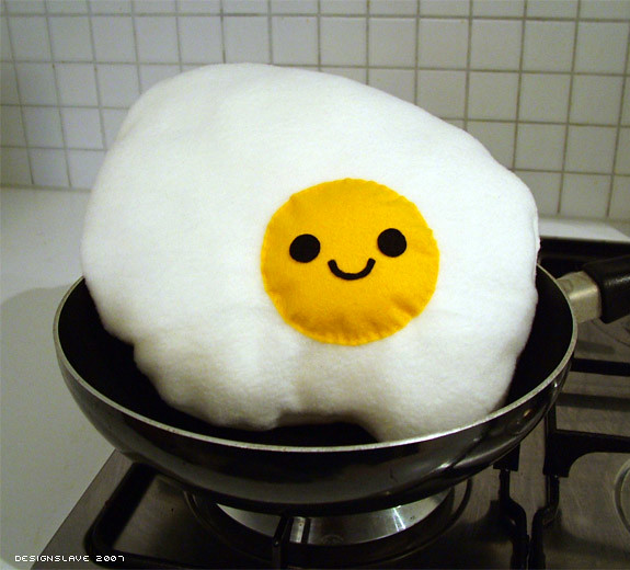 Breakfast in Bed Egg pillow D Tiffany Flickr