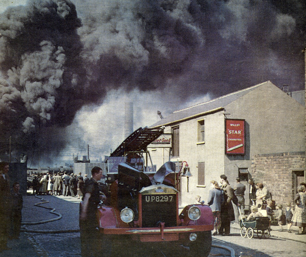 Saddlers fire Street 194850 North Ormesby Community History