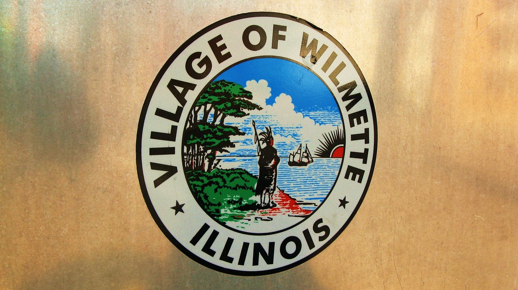 The official Village of Wilmette Illinois city seal. Flickr