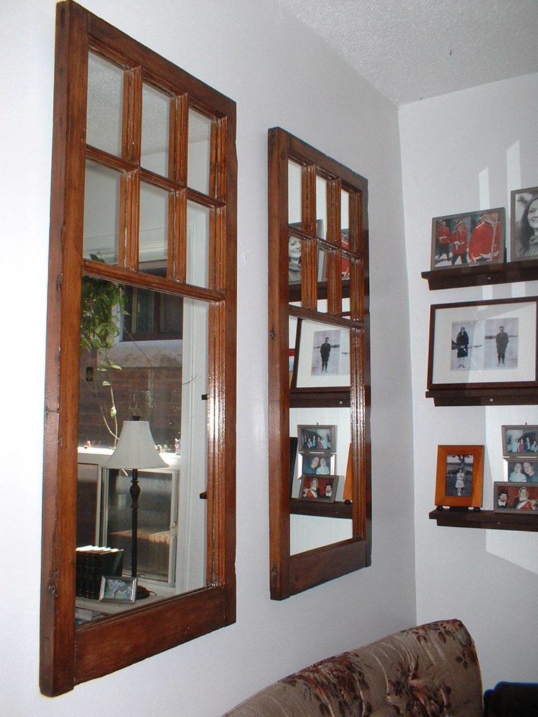 Mirrors made from salvaged windows Mirrors made from 1910… Flickr