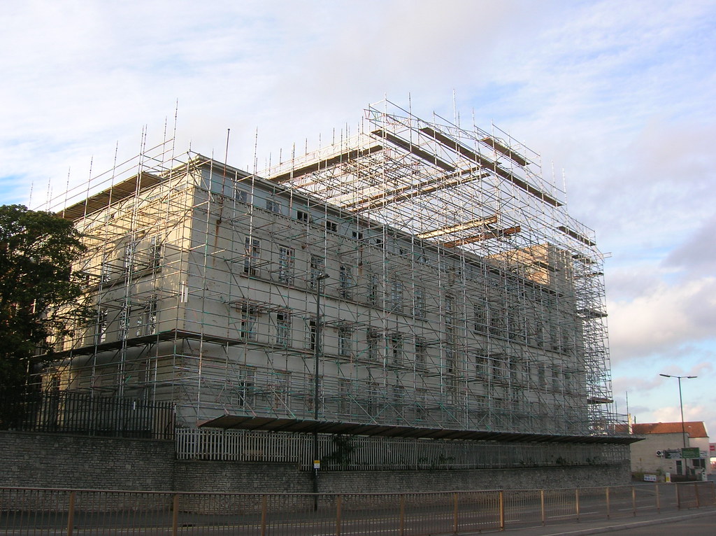 Pegasus House Now shrouded in masses of scaffolding, and t… Flickr