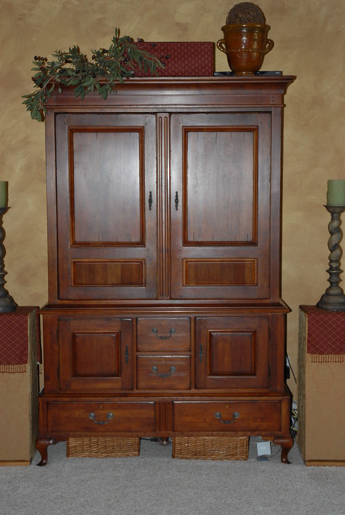 Drexel Heritage Armoire / Entertainment Center 55"W x 83"H… Modesto