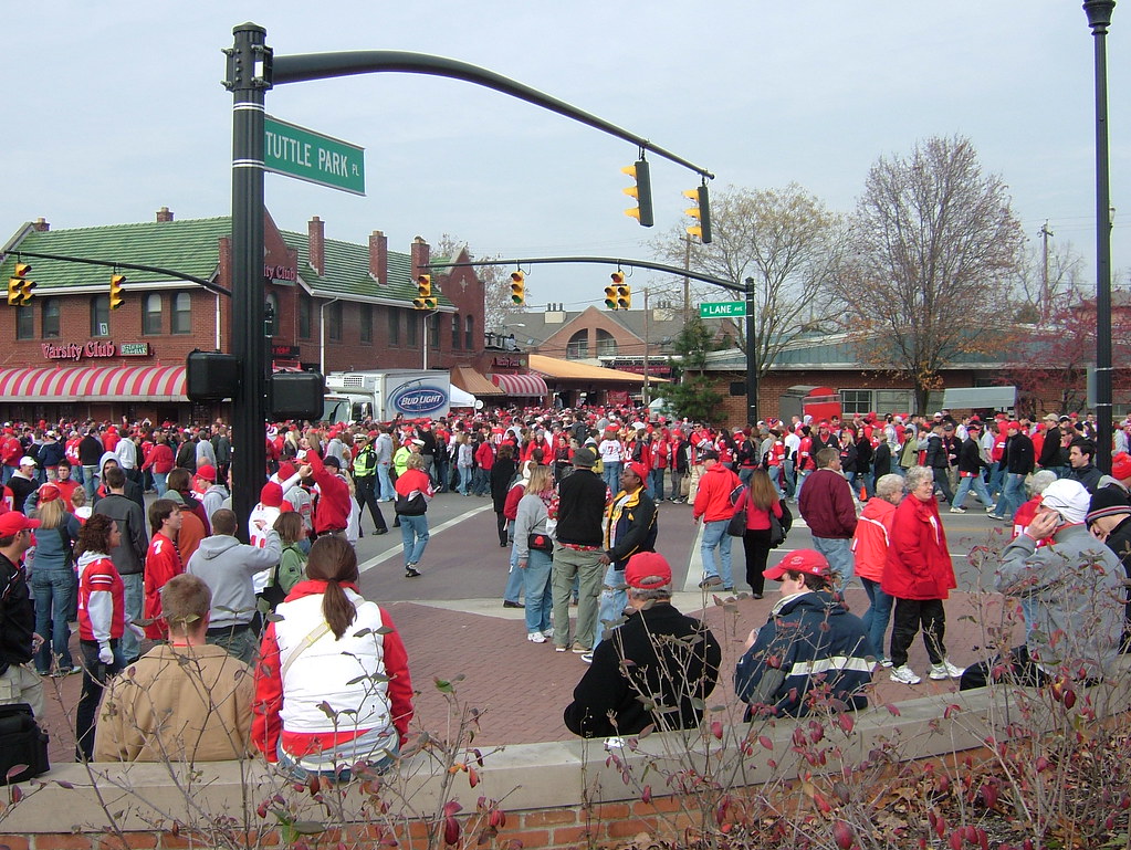 Tailgating, Ohio State vs. Michigan Lane Avenue Ann Merrill Flickr