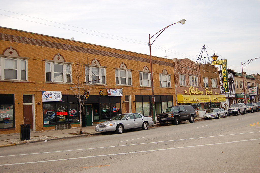 Gladstone Park Bakery And neighboring buildings. Flickr