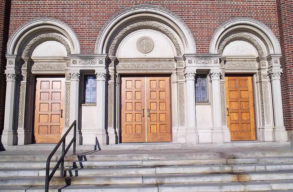 Entrance Saint Benedict Roman Catholic ChurchHighland P… Flickr
