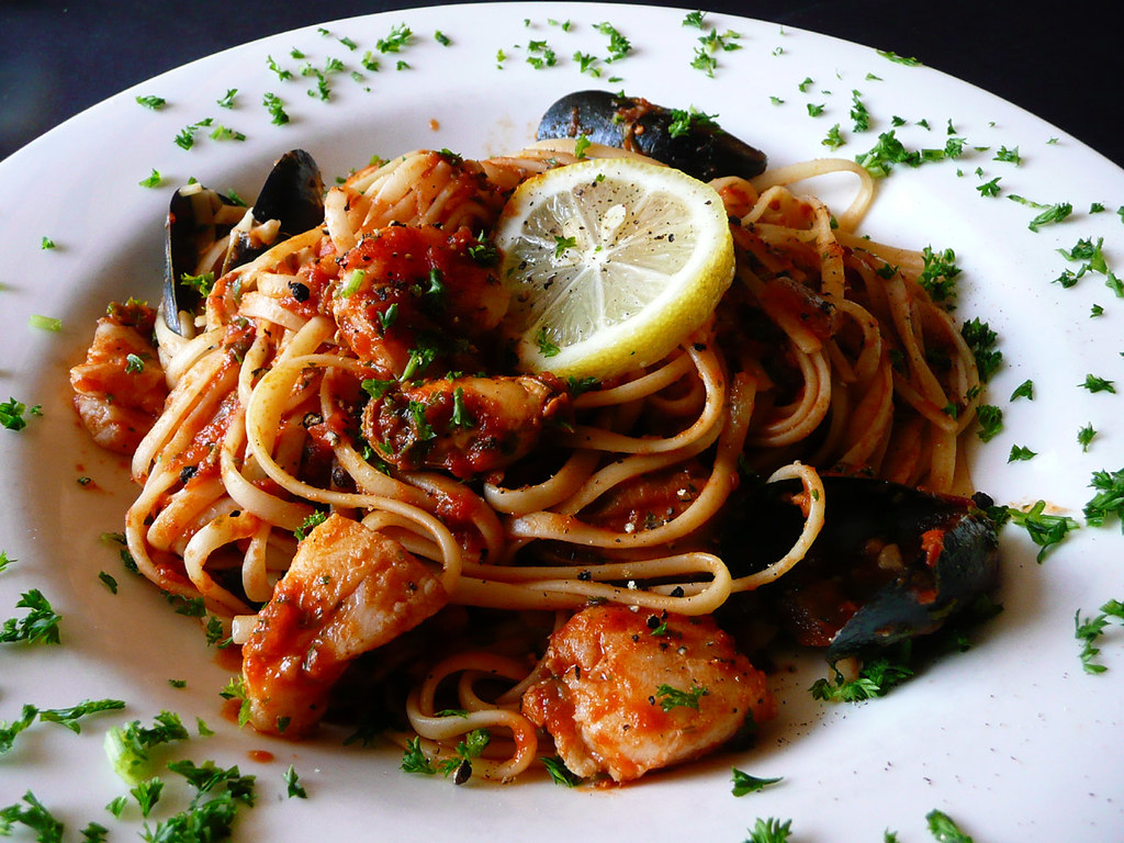 Linguine frutti di mare a photo on Flickriver