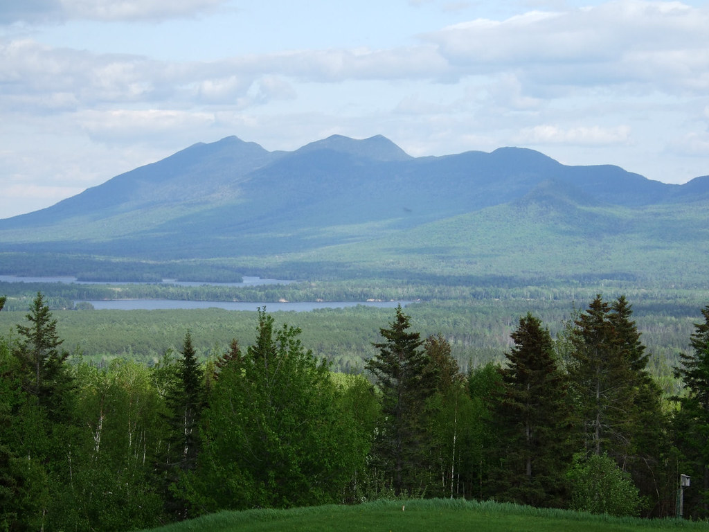 Maine Bigelow Mountain & Flagstaff Lake Early morning phot… Flickr