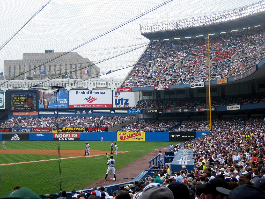 Ruthville The Yankees' dugout and the right field bleacher… Flickr