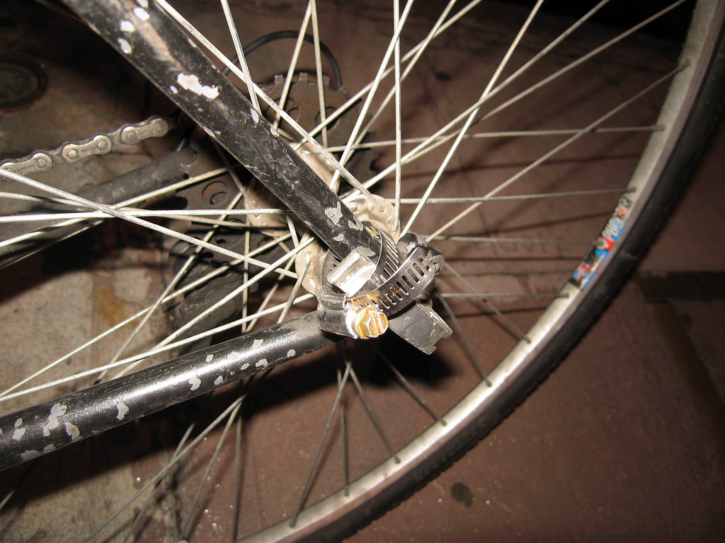 How to protect a quick release bicycle wheel This was part… Flickr