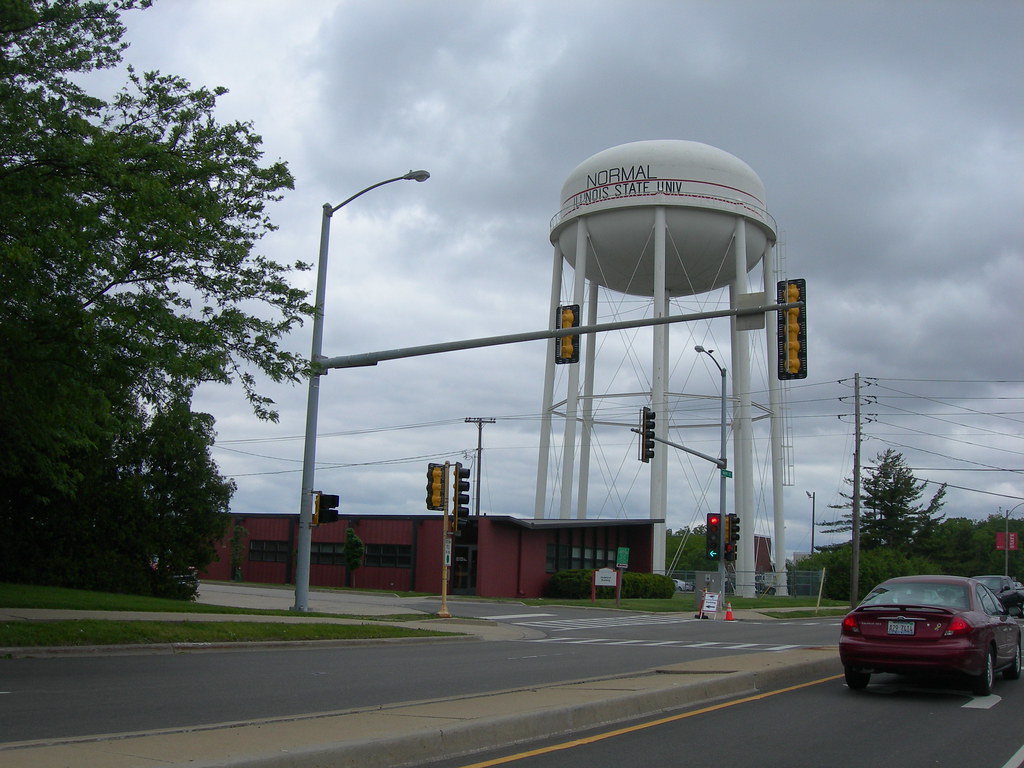 Illinois State University Water Tower Normal, Illinois Jimmy