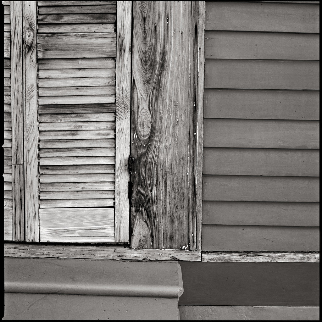 New Orleans 1996 Cypress shutter door, Bywater, New Orlean… Flickr
