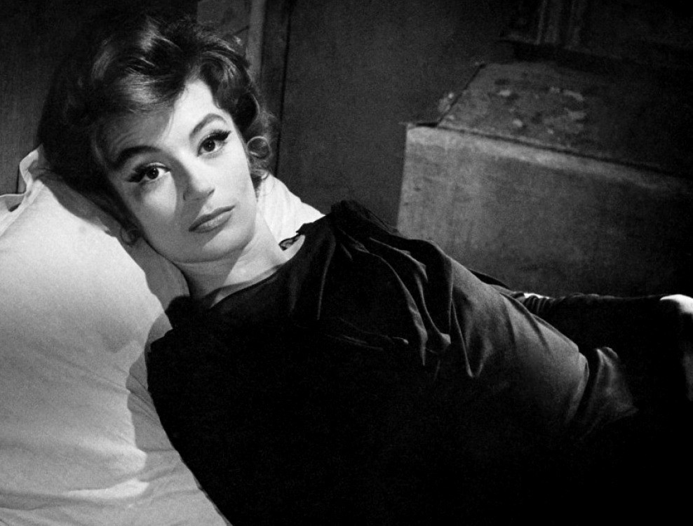 Anouk Aimée French Actress Anouk Aimée wearing a creation … Flickr