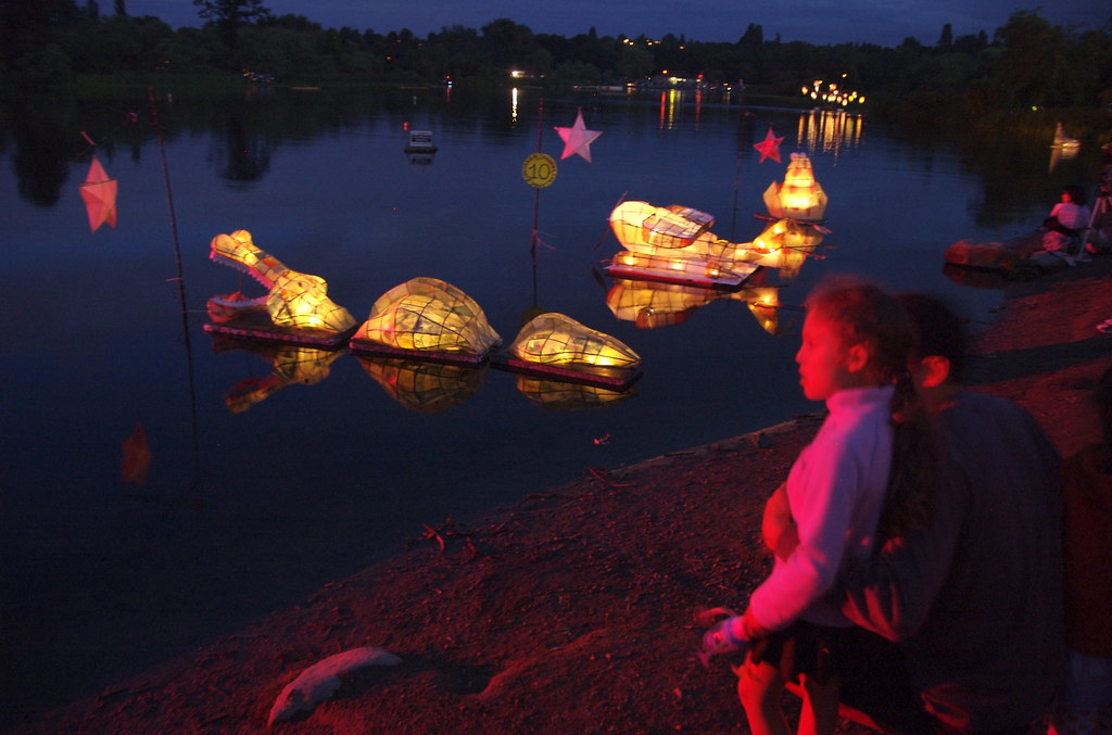 Lanterns in the Lake Travis Nep Smith Flickr