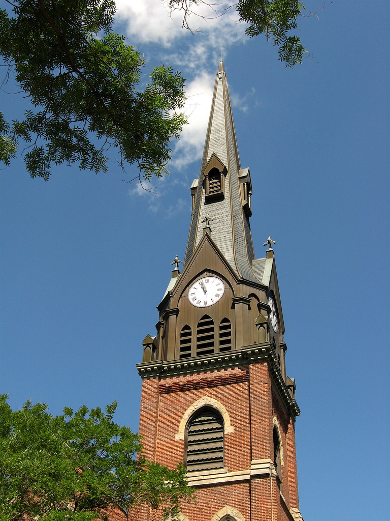 Sewickley Landmark The United Methodist Church steeple on … Flickr