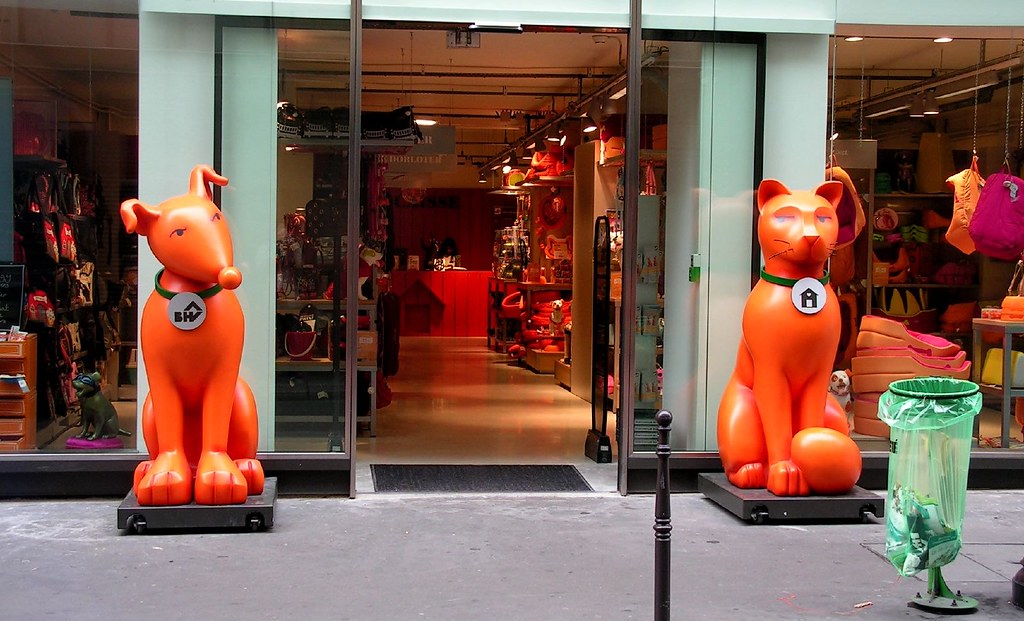 Pet shop at BHV Paris Aidan McMichael Flickr