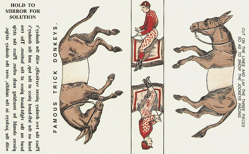 Trick donkey card Wow I received a nice card by Liz from