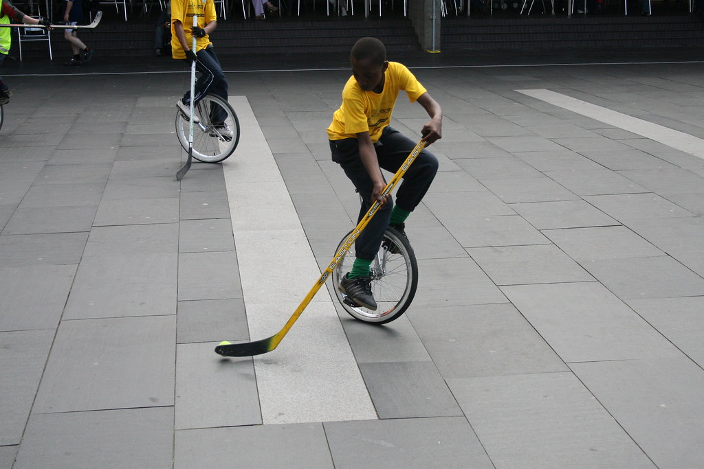 Unicycle Hockey Matthew Caldwell Flickr