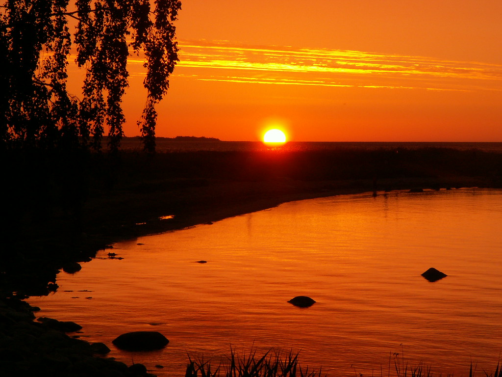 Estland (Estonia) Sunset in Käsmu Aadu Flickr
