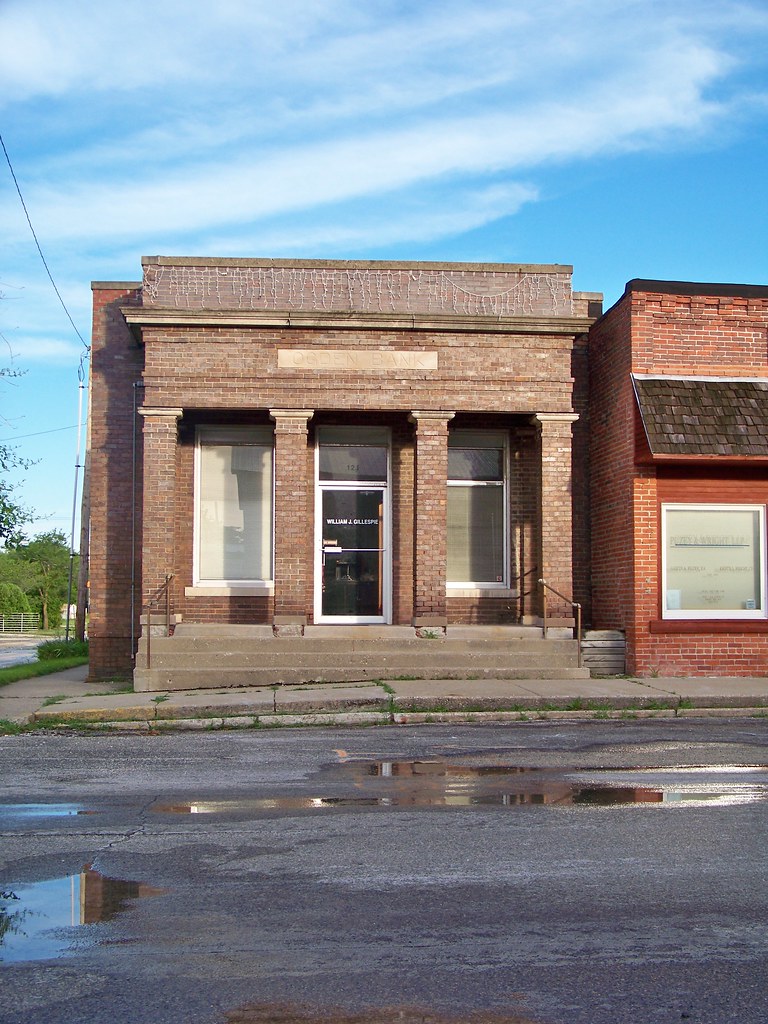 Ogden Bank building in Ogden Illinois a photo on Flickriver