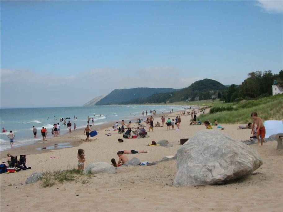 Empire Beach Lake Michigan beach in Empire, MI. Aug. 06 Heidi Flickr