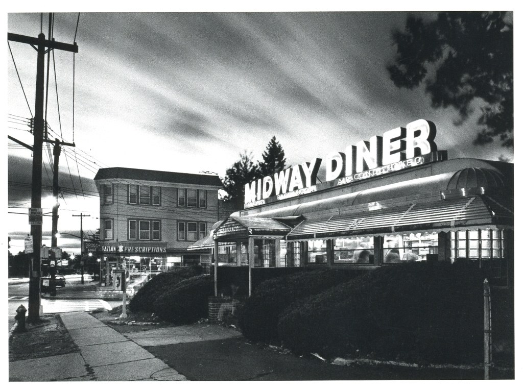 Postcard Midway Diner, Staten Island, New York 1982 a photo on