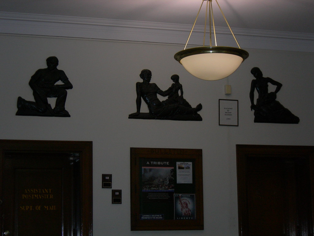 Greenfield, Massachusetts Post Office Reliefs New Deal Ter… Flickr