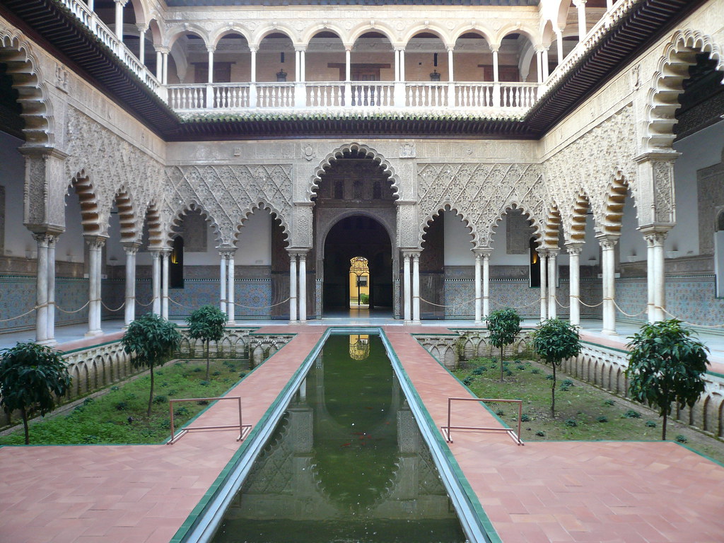 alcazar, seville, spain alcazar, seville, spain