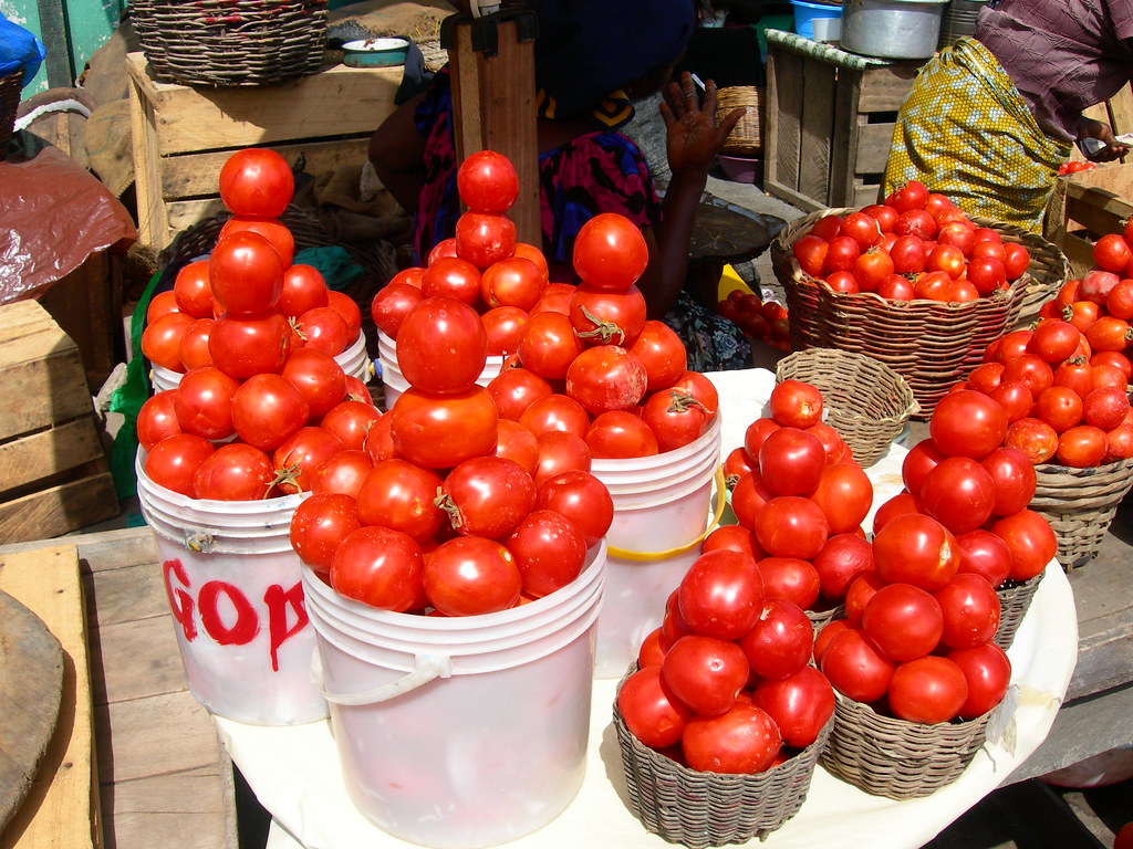 Tomatoes For Sale In Accra's Makola Market, Ghana Transaid… Flickr