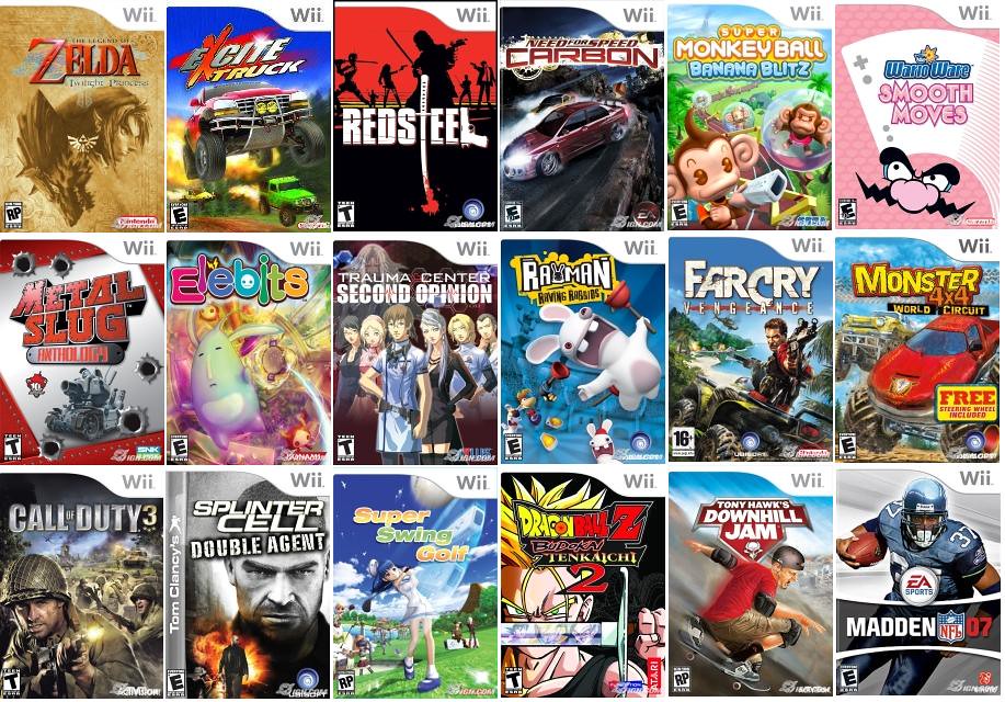 GameStop Wii Wii games ISBAGUS