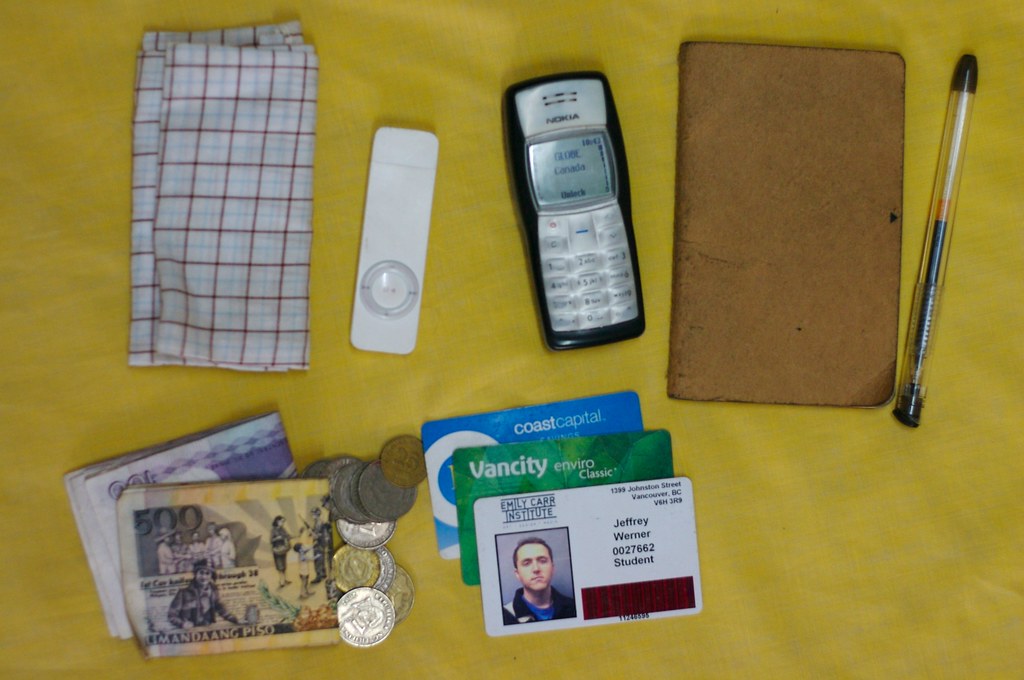 Pocket Travel Essentials Basically everything I need in my… Flickr