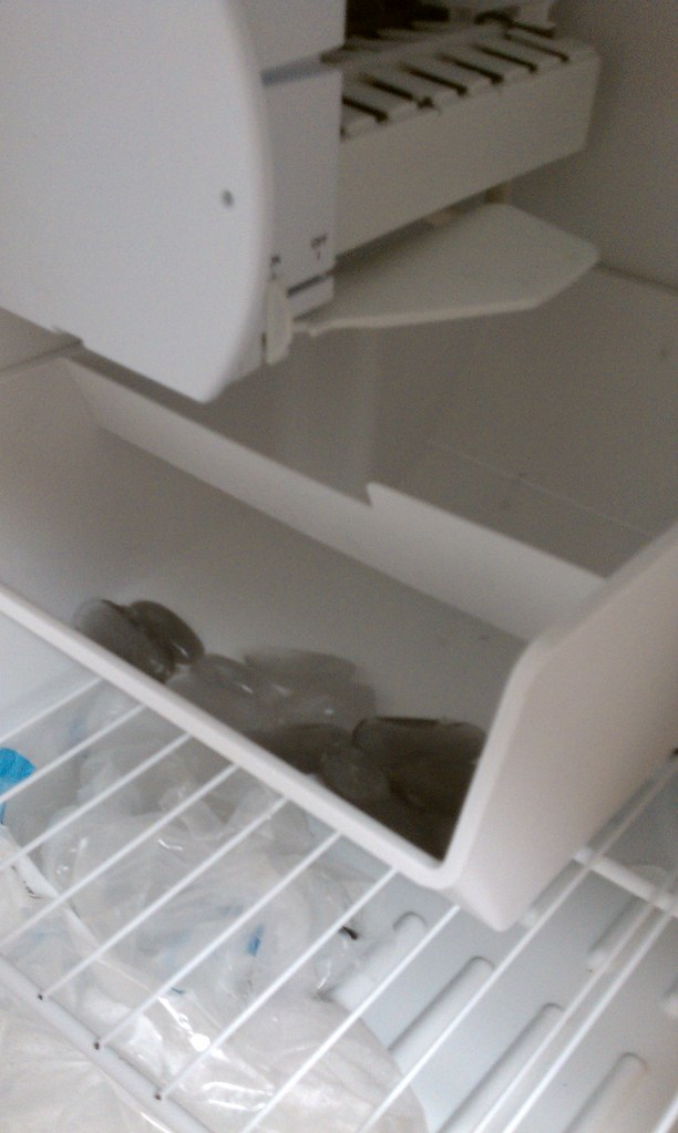 Black Ice New ice maker's first ice! It turned normal afte… Flickr