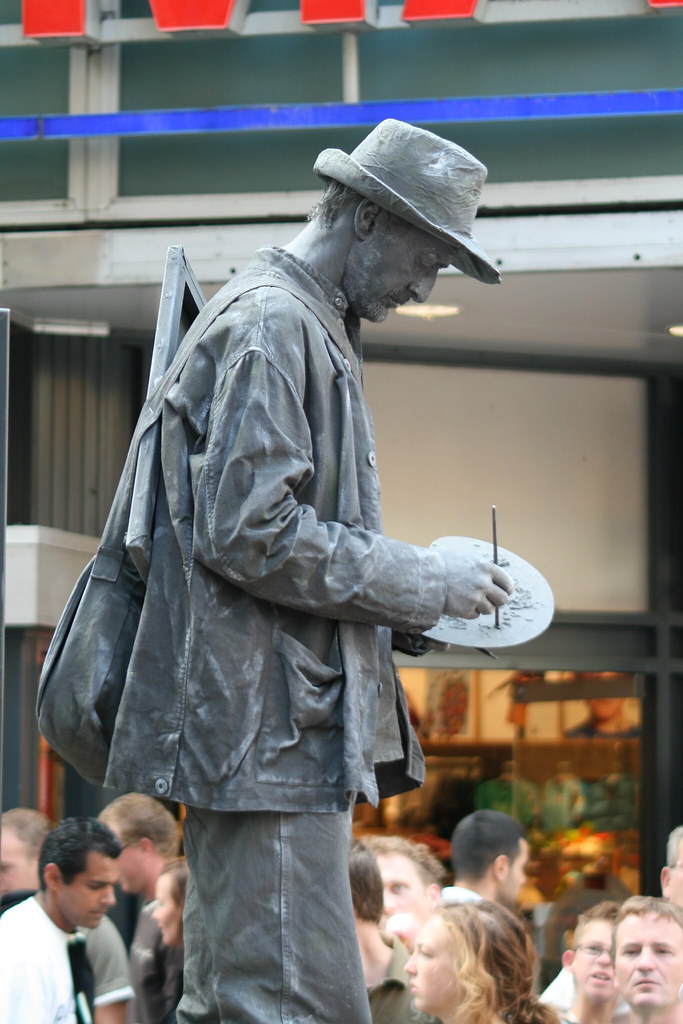 Vincent van Gogh living statue I Royeltee2007 Flickr