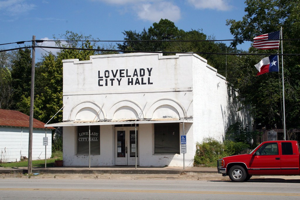 lovelady city hall Chris in Round Top Flickr